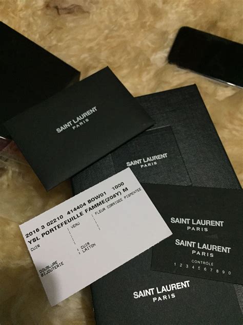 where can i authenticate my ysl bag|YSL authenticity card.